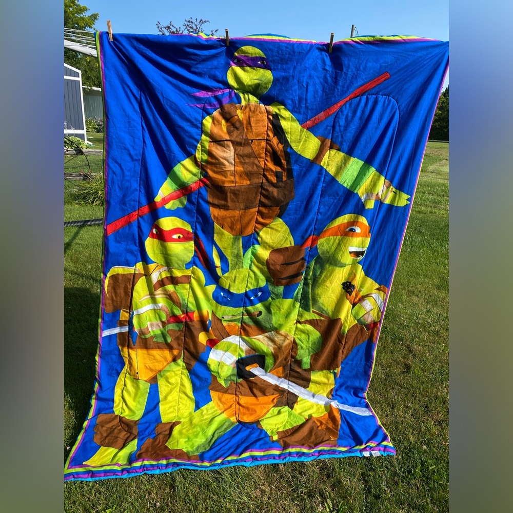 Teenage Mutant Ninja Turtles TMNT Comforter Blanket Twin Bed